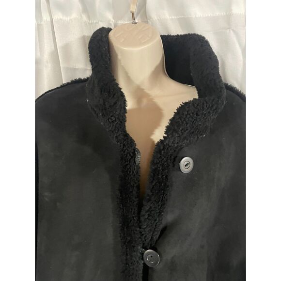 FAB real shearling coat!  BART  by Sibylle Lyn  Black - Picture 6 of 13